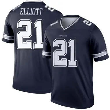 Sold at Auction: Authentic Autographed Ezekiel Elliott #21 Dallas Cowboys  Home Jersey With COA